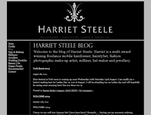 Tablet Screenshot of blog.harrietsteele.co.uk